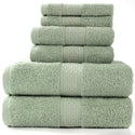 6 Pieces Cotton Towel Set