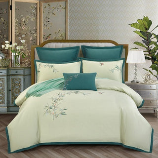 Buy light-green Chinese national style bedding