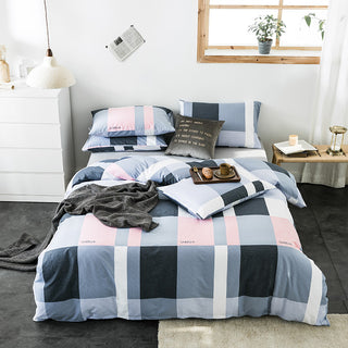 Buy 9-style Check cotton bedding