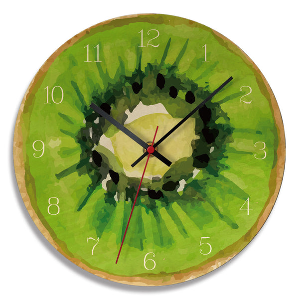 Wooden creative living room wall clock