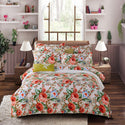 Four-piece set of printed thickened brushed sheets