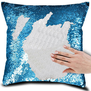 Buy blue Magical Color Changing Pillow Case Decor Pillows Cover