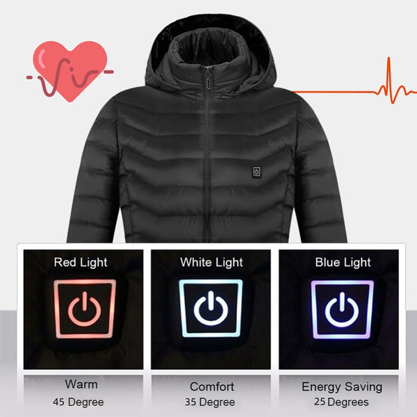 Men's USB Electric Heated Winter Jacket