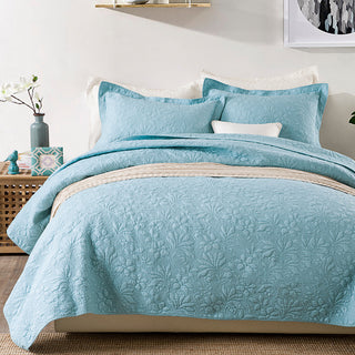 Buy blue Three-piece bedding set