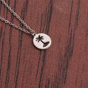 Titanium Steel Hollow Coconut Tree Pendant For Men's