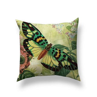 Nordic Abstract Butterfly Headrest Office Sofa Throwing Pillow Cover