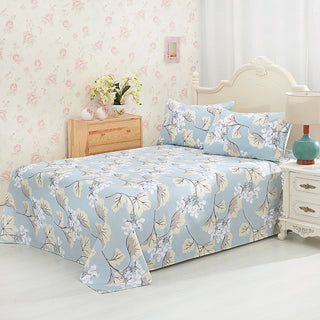 Buy blue-a Reactive printed cotton sheets