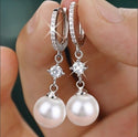 Exquisite Dual-wear Inlaid Zircon Ear Clip Affordable Luxury Fashion Elegant Women's