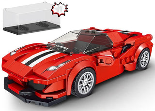 Buy sku07006-ferrari Building MOC Building Blocks Supercar Racing Models