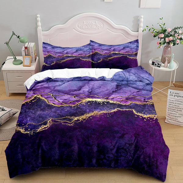 Bedding Home Textile Quilt Cover Three Piece Set