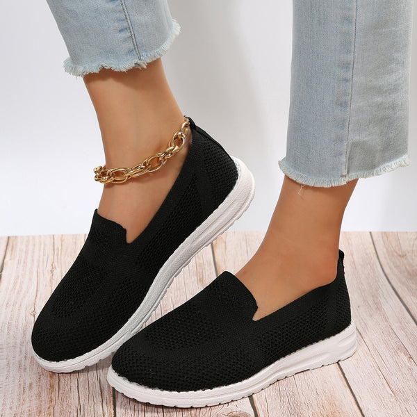 Women's Mesh Breathable Slip On Lazy Shoes