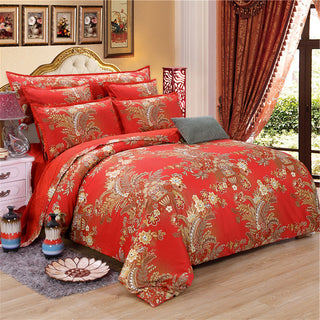 Buy red Pure cotton home textile bedding