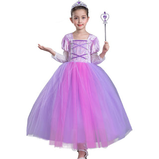 Buy purple Girls princess dress