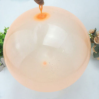 Buy 12inch-orange Air Filled Water Bubble Balloon Children Outdoor Toys Party Gift