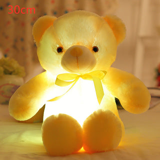 Buy yellow-30cm Luminous teddy bear for children