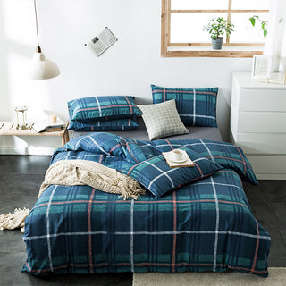 Buy 6-style Check cotton bedding