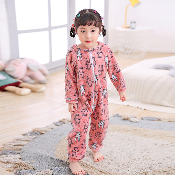 Autumn and winter infant pajamas