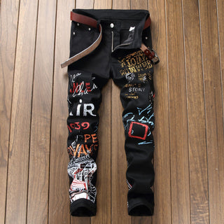 Buy black High Street Fashion Mens Jeans