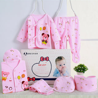 Buy pink Pure Cotton Newborn Baby Set