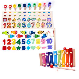 Buy octave Children 3D Alphabet Number Puzzle Baby Colorful Geometric Digital Letter Educational Toy