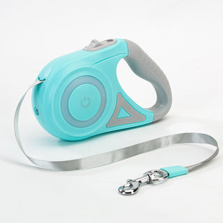Buy green-5m Dog Leash Retractable Leash And Dog Collar Spotlight Automatic Pet Dog Cat Traction Rope For Small Medium Dogs Pet Product