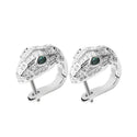 Retro Compact Mini S925 Sterling Silver Snake Earrings