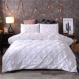 Buy white-set Home textiles plain plain quilt cover