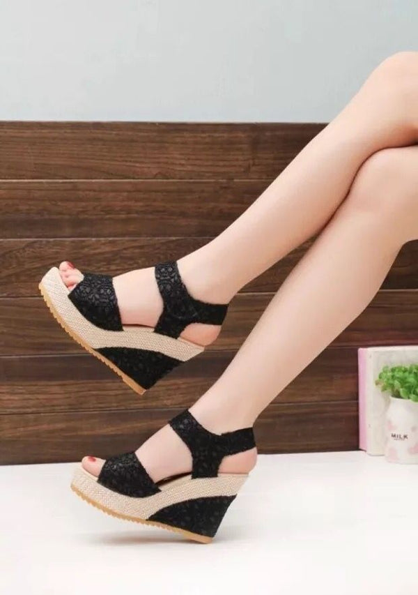 Flat Bottom High Heel Sandals