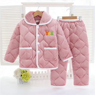 Buy 6186color Children&#39;s warm pajamas set