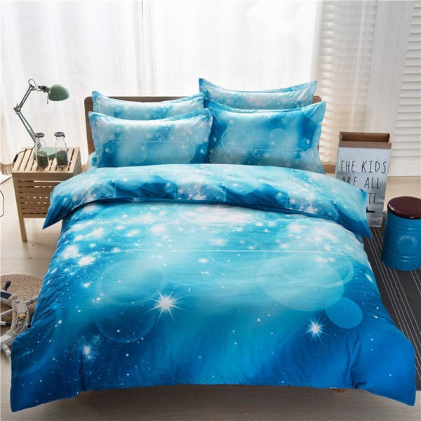 3D Print Bed Sheets Set Duvet Quilt Cover Sets Bed 4 Piece