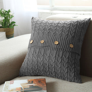 Buy grey Woven Sofa Creative Nordic Simplicity Pillowcase