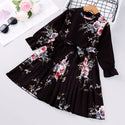 Explosive Kids Printed Long Sleeve Princess Dress