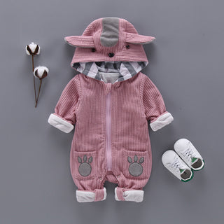 Buy pink New Baby Clothing Newborn Clothes Spring and Autumn Romper Climbing Clothes