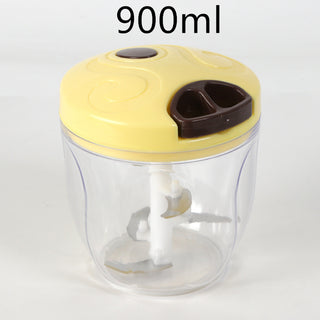 Buy yellow900ml Multifunction Speedy Design Vegetable Fruit Twist Shredder Manual Meat Grinder Chopper Garlic Cutter