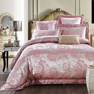 Buy powder-allots-love 4-Piece Set Of European-Style Luxury Light Luxury Bedding