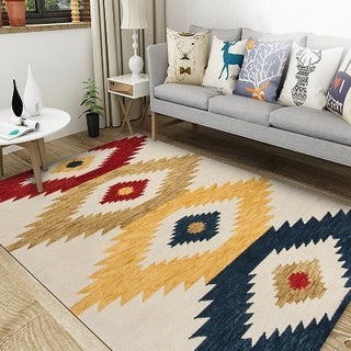 Buy morocco-4 Nordic Folk Style Carpet Living Room Sofa Coffee Table Mat