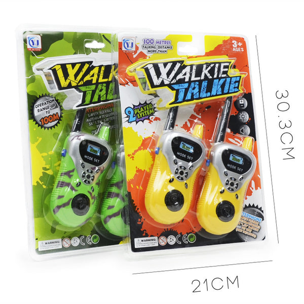 Cross-Border Exclusively For Children's Mini Walkie-Talkie Toys 2 Sets Of Wireless Smart Phone Parent-Child Interactive Outdoor Toys