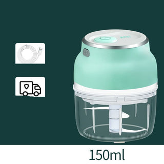 Buy 150ml Portable Electric Mini Garlic Cutter Masher Vegetable Fruit Meat Food Chopper Grinder