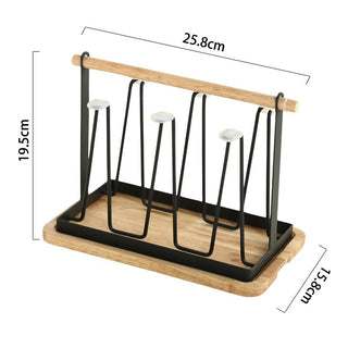 Buy d Wrought Iron Drain Cup Holder Household Cup Holder With Tray Cup Storage