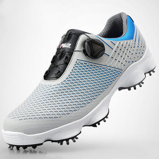 Buy grey-blue Spinning lace golf shoes