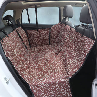 Buy brown Dog Car Mats, Dog Mats, Golden Retriever Pet Dog Cushions, Rear Car Mats, Waterproof And Dirt-Resistant Car Pet Seat Covers