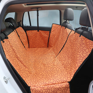 Buy orange Dog Car Mats, Dog Mats, Golden Retriever Pet Dog Cushions, Rear Car Mats, Waterproof And Dirt-Resistant Car Pet Seat Covers