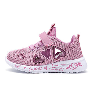 Buy purple-double-net Casual Shoes Light Mesh Sneakers Kids Summer Children Fashion Tenis Cute Sport Cartoon Female Running Sock Footwear