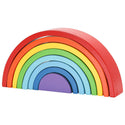 Custom Wooden Rainbow Arch Bridge Building Blocks Kids Puzzle