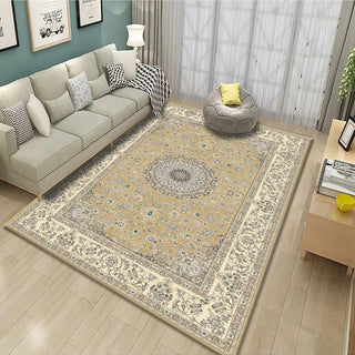 Bohemian Living Room Retro Carpet Elegant Coffee Table Cushion Sofa Blanket Home Entrance Doormat