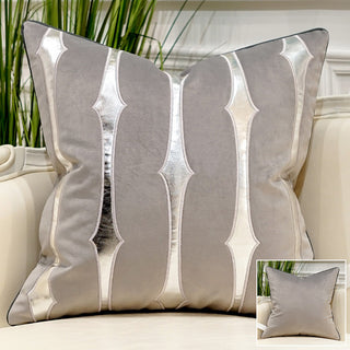 Embroidered Throw Pillow for Modern Light Luxury Sofa