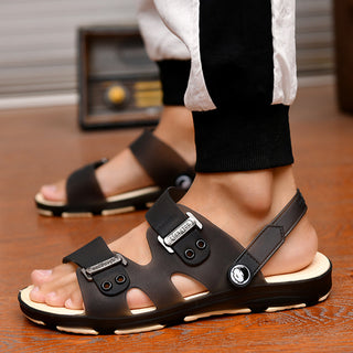 Buy black Men's Slippers Flip Flops Sandals