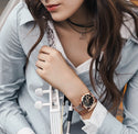 Rose Gold Fashion Leisure Student Quartz Watch