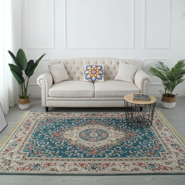 Persian Ethnic Style Retro Living Room Carpet Tapestry Wholesale European Style Tassel Floor Mat