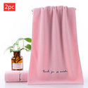 Absorbent Couple Towel Cotton Adult Face Wash Towel